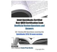 Examreview Intuit QuickBooks Certified User QBCU Certification Exam (Tascabile)