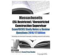 Examreview Massachusetts CSL Restricted / Unrestricted Construction (Tascabile)