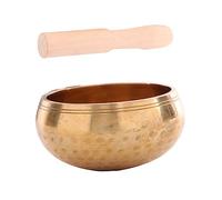 EXAOMBLE 1 set Ciotole Meditazione Rame con Ciotola Tibetana per Yoga e Meditazione Toni Unici per Rilassamento e Creatività