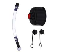 EXAOMBLE 1 Set Completo Tappi e Tubo per Rifornimento Racing per Tanica con Tubo Flessibile e per Contenitori Gasoline per Competizioni e Domestico