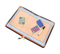 EXAOMBLE 1 Set Lavagna per Pallavolo Professionale con Pennarello e Adesivi Cancella Facile Design e Portatile per Allenamenti e Competitivo