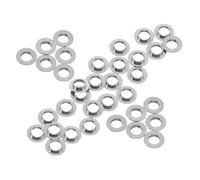 EXAOMBLE 100 Pezzi in Acciaio Inossidabile Per Montature Di Occhiali Senza Montatura Kit Di Riparazione Per Occhiali Guarnizioni Convesse