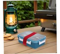 EXAOMBLE 12 Pezzi Lunch Box Fixing Bands Elastic Adjustable Nylon Straps For Bento Food Containers Flexible Modern Colors For School Office Outdoor Use