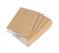 EXAOMBLE 12 pezzi Taccuino Carta Kraft Retro Quadernetto Bianco Vuoto per Viaggi Diario Appunti Disegni Scrittura