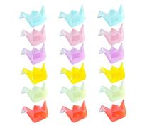 EXAOMBLE 18 Pollici Miniature Luminous Origami Crane Figurines Glow in The Dark Resin Animal Sculptures For Aquariums Dollhouses And Garden Landscapes per Decorazioni Creative e Spazi