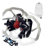 EXAOMBLE 1paio Strumento di Rabbocco Olio Freni per Bici da Strada e Mountain Bike Imbuto Compatto con Doppio Serbatoio Interfaccia Vite Sicura Materiale Resistente e Design