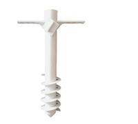 EXAOMBLE 1pezzi Ancora per Ombrellone da Spiaggia Punte Ancoraggio Sabbia Portatile in Antiscivolo con Manico Ergonomico Accessorio Leggero per Sole in Spiaggia e Patio