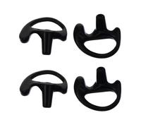 EXAOMBLE 2 Paia di Auricolari in Silicone Morbido Supporto Triangolare per Cuffie Acustiche a Tubo a Bobina, Auricolari per Esercizio Vigoroso