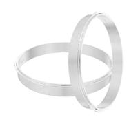 EXAOMBLE 2 Pezzi Anello Facile da Installare e Resistente in Alluminio Argento per Macchina Sigillatrice Manuale per Tazze e Tè al Latte per Ristoranti e Locali Fast Food