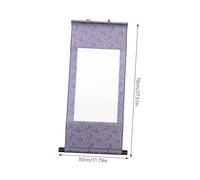 EXAOMBLE 2 Pezzi Carta Cinese per Calligrafia e Pittura Carta Xuan Assorbente con Aste in Legno Decorazione Parete per Casa e Ufficio Scorrimento Murale Artigianale