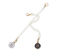 EXAOMBLE 2 Pezzi Ciondoli Lettera Decorativi per Maniglie Tazze da Pendente per Accessori Tazza Charm per B Nera per Regali e Decorazioni
