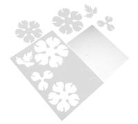 EXAOMBLE 2 Pezzi Fogli di Plastica Termorestringente Design Peonia, Materiale Bops, Resistenza al Calore e Texture Delicata per Progetti Creativi e Artigianato DIY