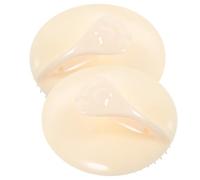 EXAOMBLE 2 Pezzi Massaggiatore Chioma in Silicone per Shampoo e Massaggio Chioma Bagnati e Asciutti Rimuove Forfora e Stimola la Circolazione del Cuoio Capelluto per Casa e Viaggio
