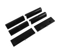 EXAOMBLE 2 Pezzi Scorrimento Laterale per Carrello Elevatore in Metallo e Nailon Nero, Compatibile con Pedali in Plastica, per Logistica e Magazzini, Efficienza nella Movimentazione