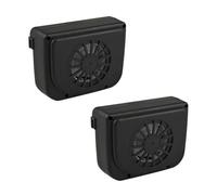 EXAOMBLE 2 pezzi Ventilatore per Auto Automatica Rinfrescante per Interni Facile Installazione Senza Batterie per Migliorare La Aria nel Veicolo