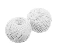 EXAOMBLE 2 Rotoli Spago da Cucina per Carne, Cotone Bianco 70m, Fissaggio | Salsicce e Grandi Tagli di Pollame, Antiscivolo e Facile da Tagliare, per Cucine Professionali e Arrosti