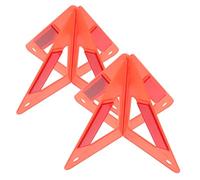 EXAOMBLE 2 Set Kit con Triangolo Riflettente Avvertimento Compatto e Facile da Riporre Materiale Resistente per Situazioni