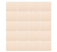 EXAOMBLE 20 Pezzi Panno in Scamosciato Beige per Ceramica e Gioielli, Strumento per Rimuovere Imperfezioni e Lucidare, per Studio e Uso All'aperto