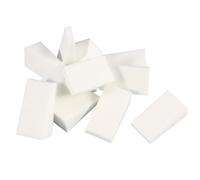 EXAOMBLE 24 Pezzi Spugna Triangolare per Make-up Viso in Plastica e Cotone Latex, Applicatore Cipria Comodo al Tatto e Facile da Lavare per Tutti i Tipi di Pelle