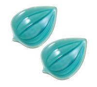 EXAOMBLE 2pezzi Ceramics Essential Oil Plates Aromatherapy Dishes for Spa and Beauty Salons Durable Ceramic Bowls for Oil Storage and Blending