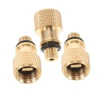 EXAOMBLE 3 pezzi Adattatore Valvola Presta Rame per Pompa Gonfiaggio Veloce e Facile Accessori per Manutenzione Pneumatici Compatibile con Pompe e Compressori