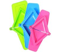 EXAOMBLE 3 Pezzi Stampi per Ravioli Quadrati in Plastica Design Unico e Compatibilità Versatile, Utensile Manuale Decorativo per Preparare Pierogi e Gyoza in Cucina