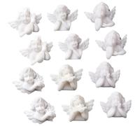 EXAOMBLE 30pezzi Piccoli Angeli Ornamenti di Angeli in Resina Ciondoli Dorso Piatto Statue Statuette di all Ingrosso Decorazioni per Fai da Te Accessori per Capelli