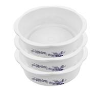 EXAOMBLE 3pezzi Ciotole per Piantare in Acqua Vasi Idroponici Decorativi Rotondi per Giardino Interno Fioriera in Plastica per Piante Acquatiche