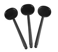 EXAOMBLE 3pezzi Occluder Per Test Visivo Manuale in Plastica Abs Antiscivolo Nero Per Esame Oculistico Professionale