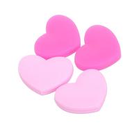EXAOMBLE 4 Ammortizzatori per Forma Cuore in Silicone Alta Elasticità Assorbi Riduci Shock Protezione Polso Facile Installare per Appassionati Tennis