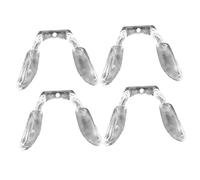 EXAOMBLE 4pezzi Cuscinetti Nasali Per Occhiali Silicone Antiscivolo Da Accessori Comfort Per La Pressione Sul Naso e Migliorare Esperienza Di Visione