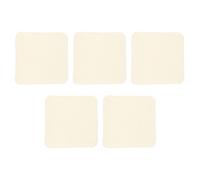 EXAOMBLE 5 Pezzi Salviette in Fibra di Bambù Beige per Ragazzo Ragazza, Asciugamani Lavabili e Sicuri, Morbidi Panni per Viso e Bocca, per Madri alle Prime