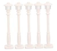 EXAOMBLE 5pezzi Mini Street Light Models Per Gioco Lampioni Stradali Per Mini Casa Giocattoli Educativi Con Design Sicuro e Superficie Liscia Perfetti Per Sviluppare La Consapevolezza Sulla