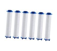 EXAOMBLE 6pezzi Filtro Doccia Cotone Pp Filtri di Ricambio per Purificazione Acqua Doccia Riducono Impurità Polvere Sedimenti Supportano Filtro Migliorandone Funzionamento Uso Domestico