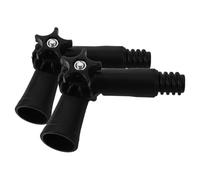 EXAOMBLE Adattatore Cerniera Angolare Estremità Filettata Standard 2 Pezzi per Barra di Prolunga Lavapannelli e Pulizia Superfici, Accessori per Palo Attacco per Uso Professionale