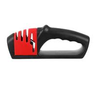 EXAOMBLE Affilatrice Manuale per Coltelli e Taglierine Regolabile, Affilatore Lame Base Antiscivolo, Utensile Compatto Multiuso per Cucina Professionale e Domestica, Design Ergonomico