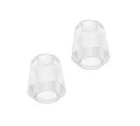 EXAOMBLE Auricolari di Ricambio per Stetoscopio 1 Paio Trasparenti Morbidi Accessori Compatibili per Uso Medico Professionale e Comfort Prolungato