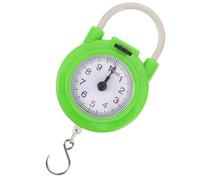 EXAOMBLE Bilancia Meccanica per Valigie da Viaggio, Pesa Bagagli Portatile in Plastica e Metallo, Precisione 0,1kg, Portata Max 10kg, per Uso Domestico e Viaggi