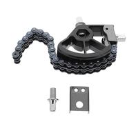 EXAOMBLE Catena in Compatibilità Versatile e Doppio Installazione Anello Pedale del Basso Ferro Nero Facile per Tamburo Batteria e Percussioni