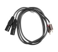 EXAOMBLE Cavo Audio Rca a Xlr Maschio 1,5 Metri Trasmissione Stabile e Anti-interferenza, Connettore in Plastica e Rame per Amplificatori e Dispositivi Audio
