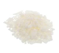 EXAOMBLE Cera Granulare Naturale per Candele Fai da Te 100g, Facile da Sciogliere e Versare, Bianca, per Uso Domestico e Feste Combustione Sicura