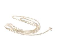 EXAOMBLE Cintura a Catena Bohemien da Donna Farfalla in Lega, Regolabile e Facile da Indossare, Accessorio Elegante per Feste di Danza e Incontri tra Amiche