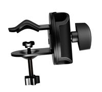 EXAOMBLE Clip per Supporto Microfono da Tavolo Morsetto Girevole per Asta Microfono Clip Piccola Adatta per Studi di Registrazione e Performance Live