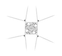 EXAOMBLE Collana Amicizia 4 Pezzi Ciondolo a Cuore Incastro in Lega Argento Incisa senza Piombo per Ragazze Regalo Compleanno e Anniversario