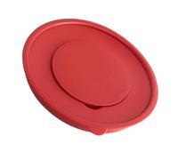 EXAOMBLE Coperchio Paraspruzzi in Plastica Rosso per Sbattitore Elettrico, Protezione Antispruzzo Multifunzionale per Cucina, Mantiene Puliti Muri e Ripiani