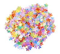 EXAOMBLE Coriandoli Multicolore a Forma di Fiore Sacchetto da 60g per Decorazioni di Tavoli e Stanze in Feste di Matrimonio e Compleanni