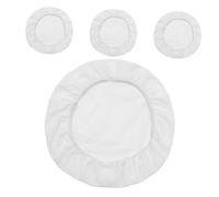 EXAOMBLE Cuffia in Rete Cotonata Riutilizzabile Per Addetti Cappello Per Cuoco e Fornaio Traspirante e Set 4 Pezzi Colore