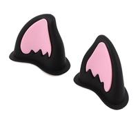 EXAOMBLE Decorazioni Adesive Orecchie di Gatto per Casco da Sci e Bici, Accessori per Scooter e Moto, per Ciclismo e Uso Quotidiano Donna e Uomo
