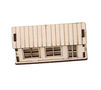 EXAOMBLE Di Casa Di Legno Incompleto Da Montare Kit Educativo Per Ragazzo Ragazza Puzzle Artigianale Per Feste e Decorazioni Giocattolo Creativo Legno Per Attività