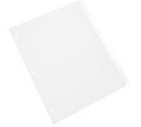 EXAOMBLE Divisori per Quaderni ad Anelli in Pp Satinato, 8 Fogli Facilmente Pulibili e Rimovibili, per Materiale Scolastico e Ricerche